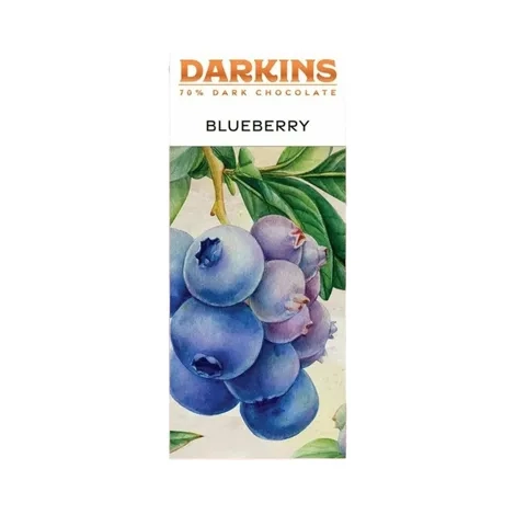 Darkins 70% Dark Chocolate - Blueberry