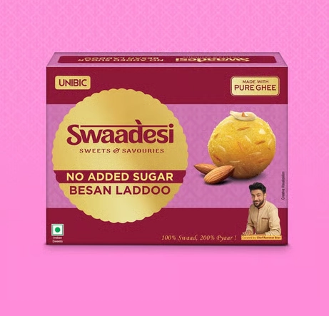 Swaadesi No Added Sugar Besan Laddu by Unibic Swaadesi